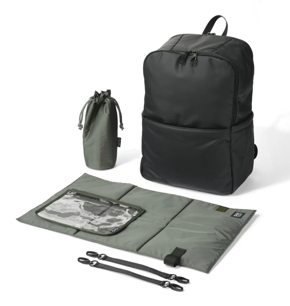 OiOi Multitasker Backpack - Black Weatherproof