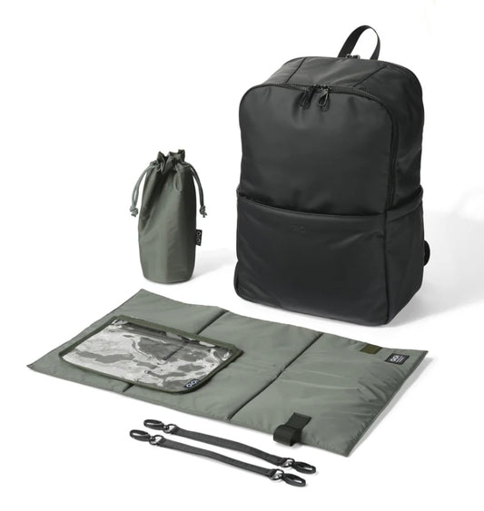 OiOi Multitasker Backpack - Black Weatherproof