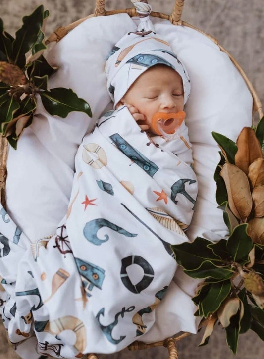 Snuggle Hunny Wrap Set - Shipwreck