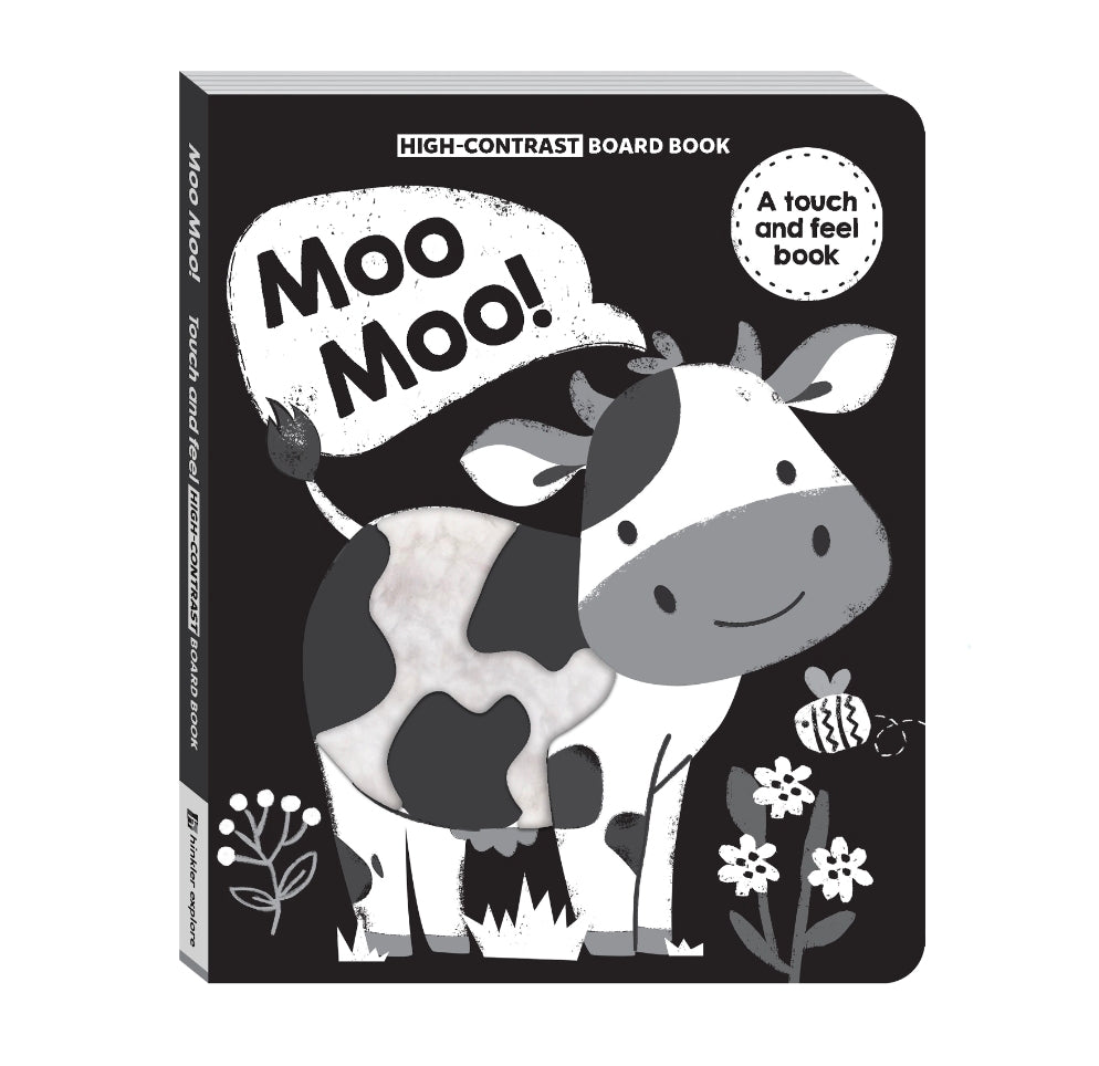 Hinkler - High Contrast Touch And Feel Moo Moo - Book