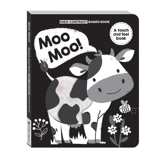 Hinkler - High Contrast Touch And Feel Moo Moo - Book