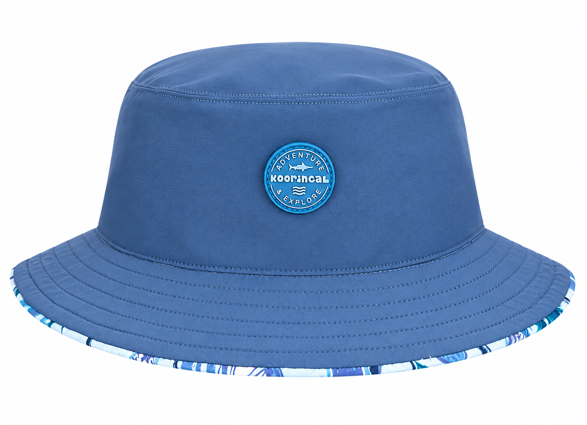 Kooringal - Boys Wide Brim Hat - Wave Break