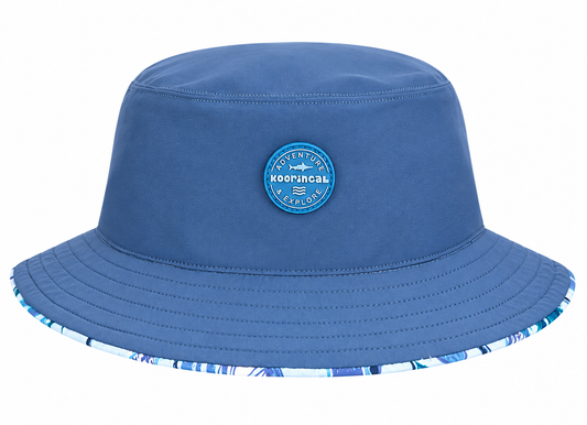 Kooringal - Boys Wide Brim Hat - Wave Break