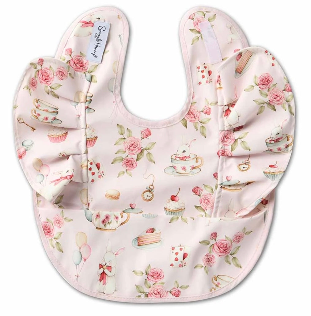 Snuggle Hunny Bib - Alice’s Tea Party Frill