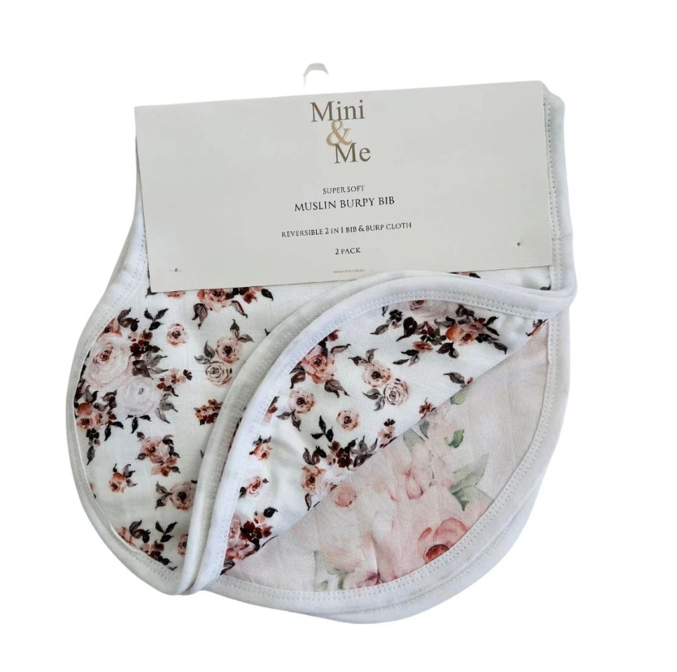 Mini & Me - Burp Bib - Addison & Imogen