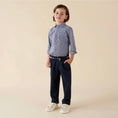 Load image into Gallery viewer, Designer Kidz - Finley Linen Pants - Navy
