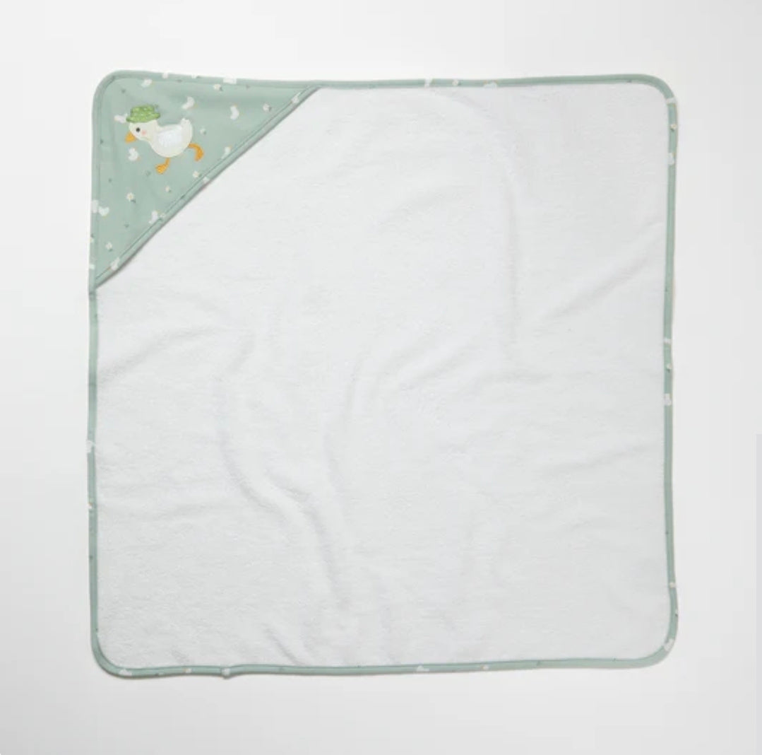 Living Textiles - Baby Hooded Towel - Goosey Goosey