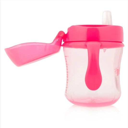 Dr Browns Cup 180ml Soft Sprout Transition - Pink