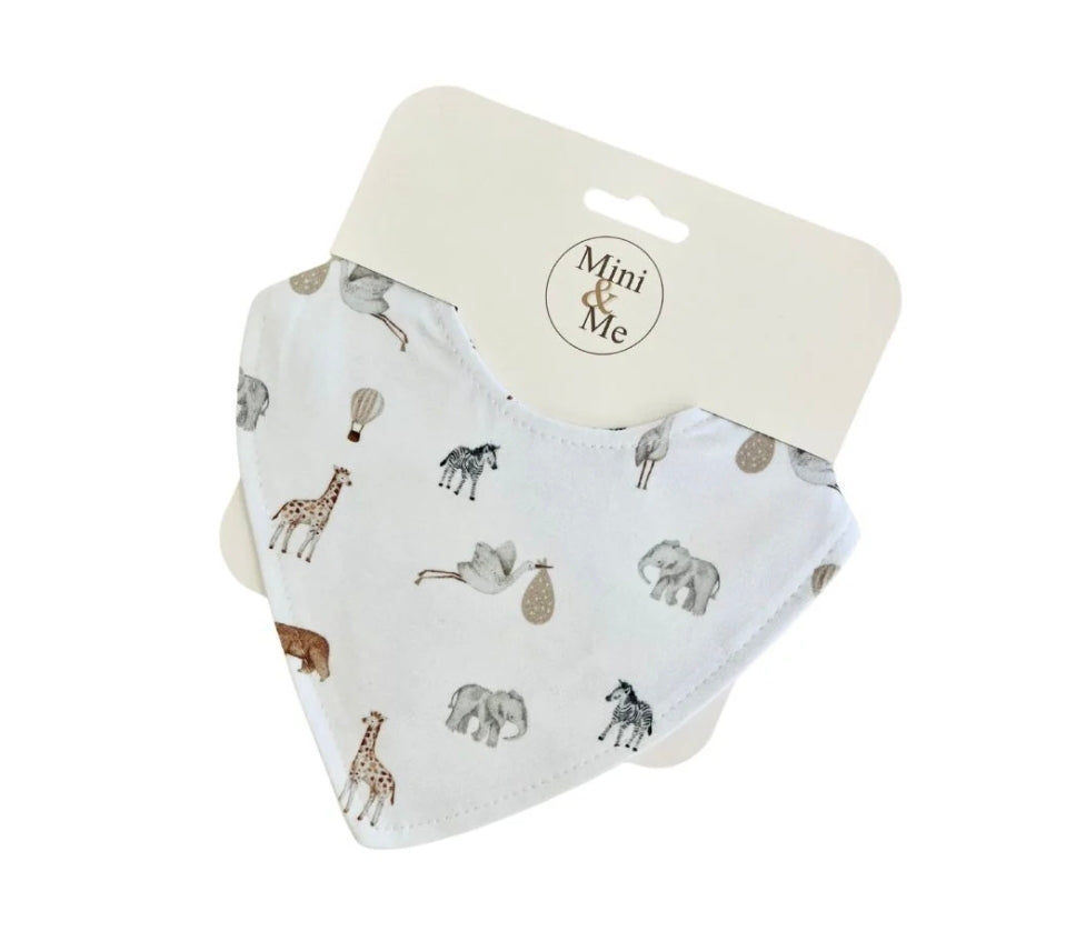 Mini & Me - Waterproof Dribble Bib - Savanna Bebe