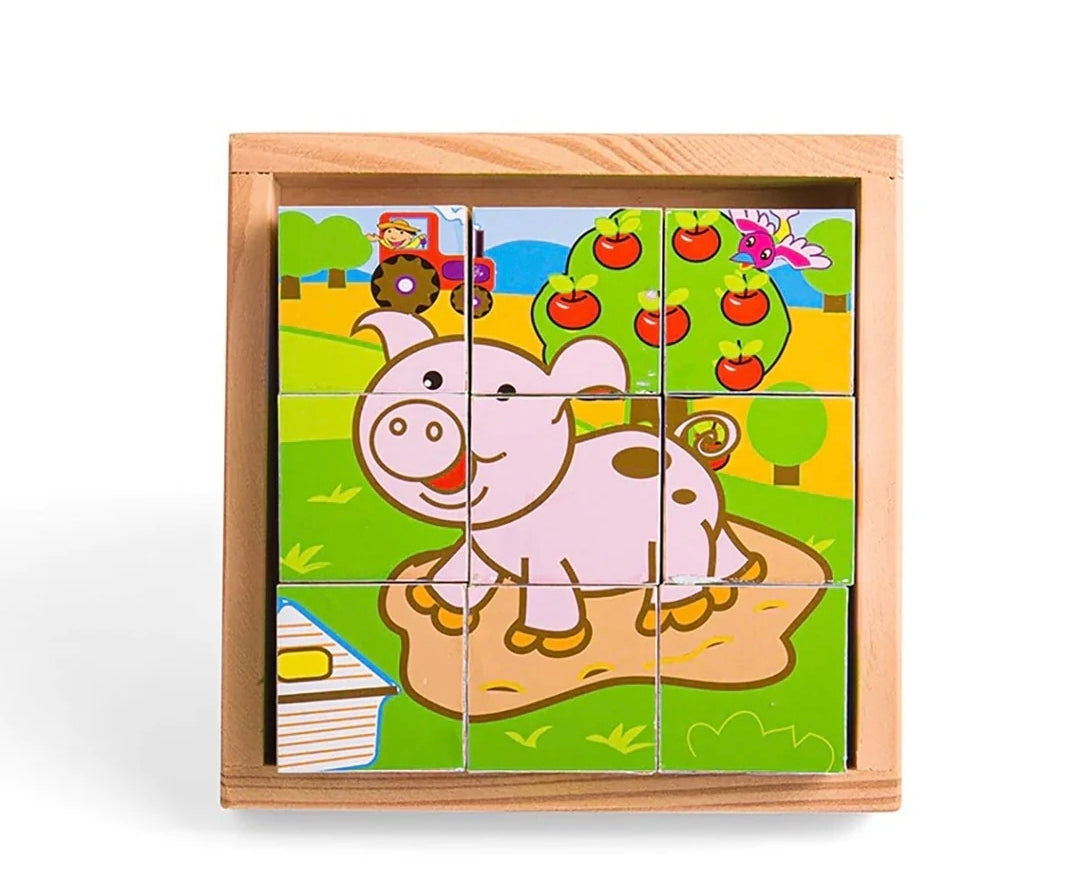 BigJigs - Animal Cube - Cow
