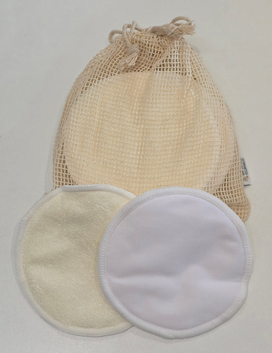 My Little Gum Nut - Reusable Breast Pads Nighttime with Wash Bag - 3 Pairs - Classic