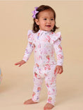 Load image into Gallery viewer, Snuggle Hunny Kids - Organic Convertible Snugglesuit With Frill - Mermaid
