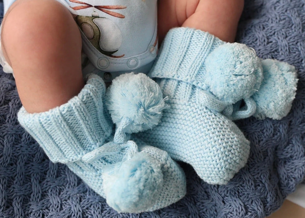Snuggle Hunny Kids - Organic Cotton Knitted Booties