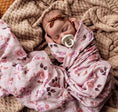 Load image into Gallery viewer, Snuggle Hunny - Organic Muslin Wrap - Blossom
