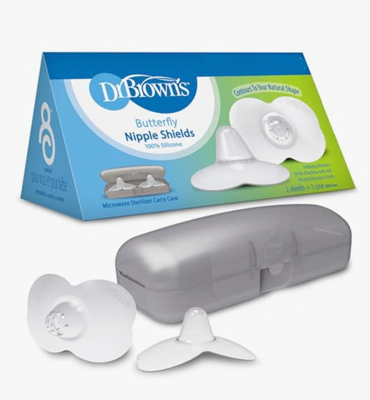 Dr Browns Butterfly Nipple Shields - Size 2