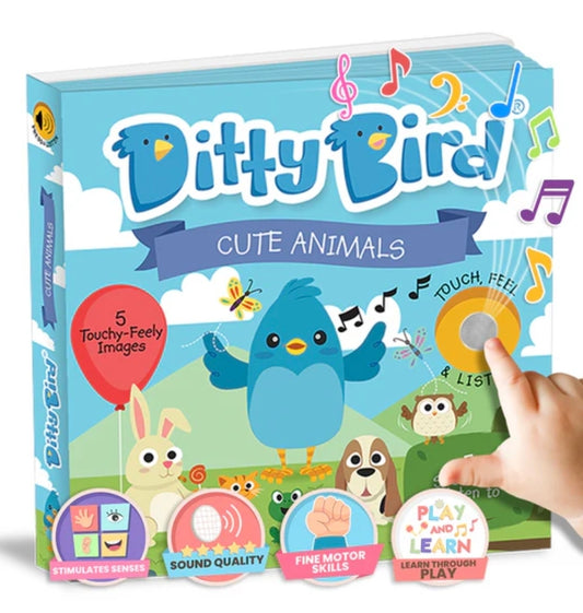 Ditty Bird - Cute Animals - Book