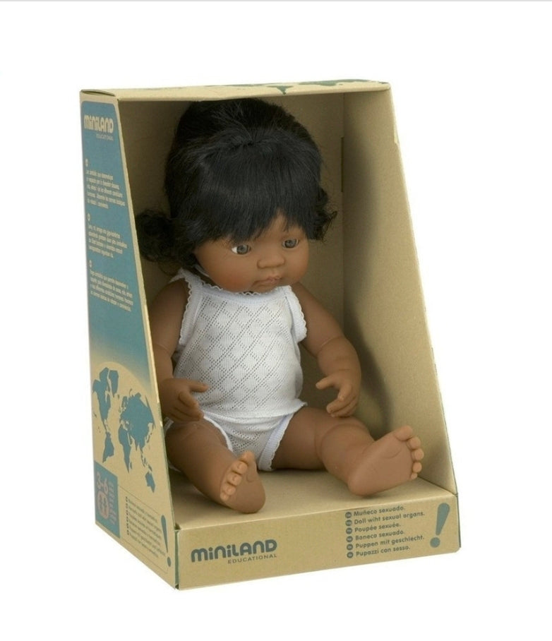 Miniland Doll 38 cm - Hispanic Girl