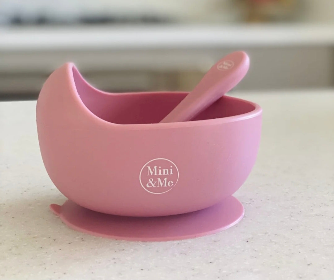 Mini & Me - Bowl & Spoon - Guava