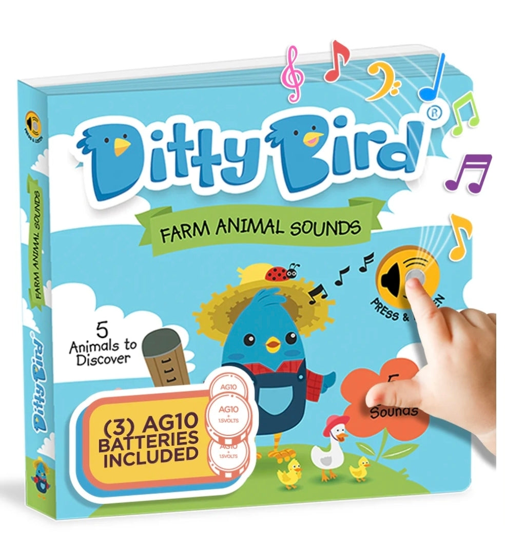 Ditty Bird - Farm Animal Sounds -  Book