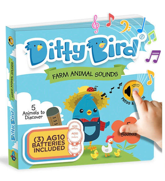 Ditty Bird - Farm Animal Sounds -  Book