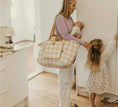Load image into Gallery viewer, OiOi Fold Up Tote Bag - Gingham
