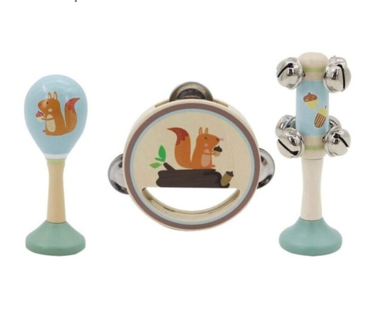 Kaper Kidz - 3pc Music Set - Squirrel