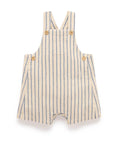 Load image into Gallery viewer, Purebaby - Striped Overalls - Ticking Stripe

