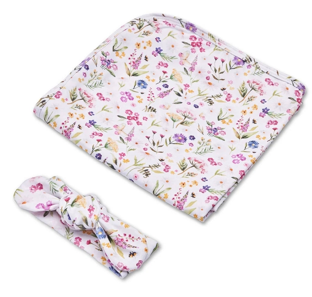 Snuggle Hunny Kids - Organic Jersey Wrap Set - Gracie