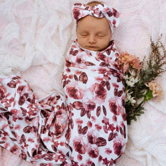 Snuggle Hunny Wrap Set - Fleur