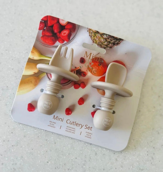 Cuddle Bug & Co - Mini Cutlery Set - Almond