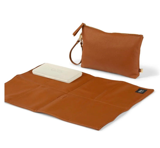 OiOi Nappy Pouch - Chestnut