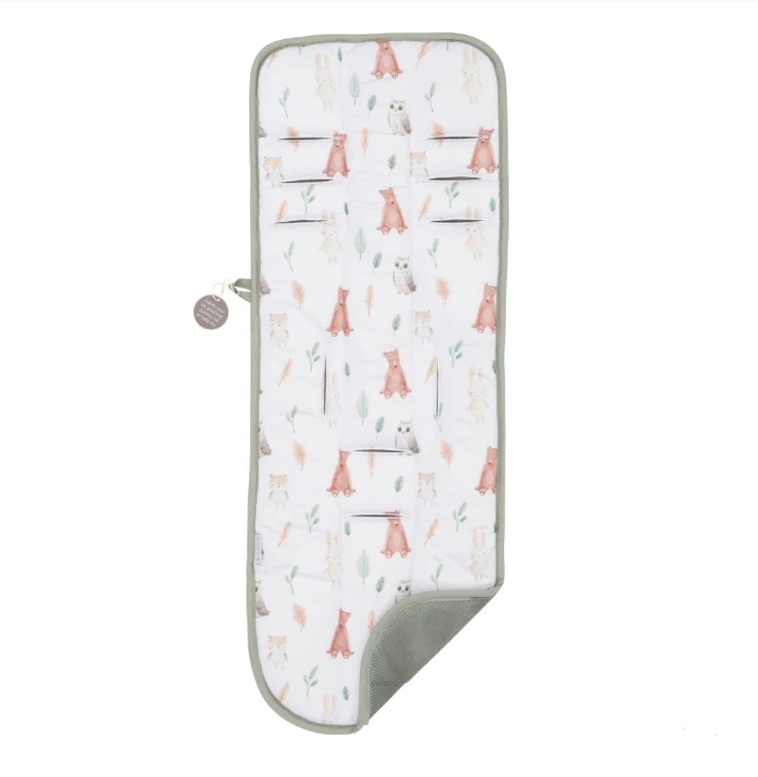 All4Ella - Ice Cooling Pram Liner - Forest Friends
