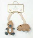 Load image into Gallery viewer, Living Textiles - 2Pk Stroller Toys - Wombat & Platypus
