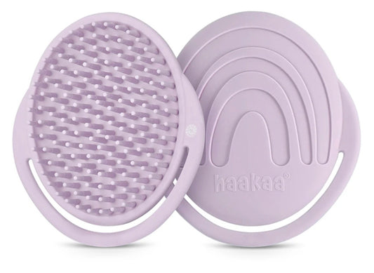 Haakaa - Rainbow Silicone Shampoo Brush - Lavender