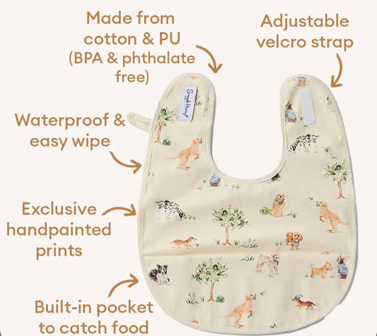 Snuggle Hunny Bib - Dog Park