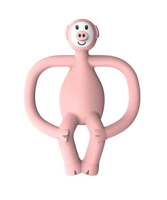 Matchstick Monkey Teether - Pig