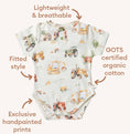 Load image into Gallery viewer, Snuggle Hunny - S/S Body Suit - Diggers & Tractors
