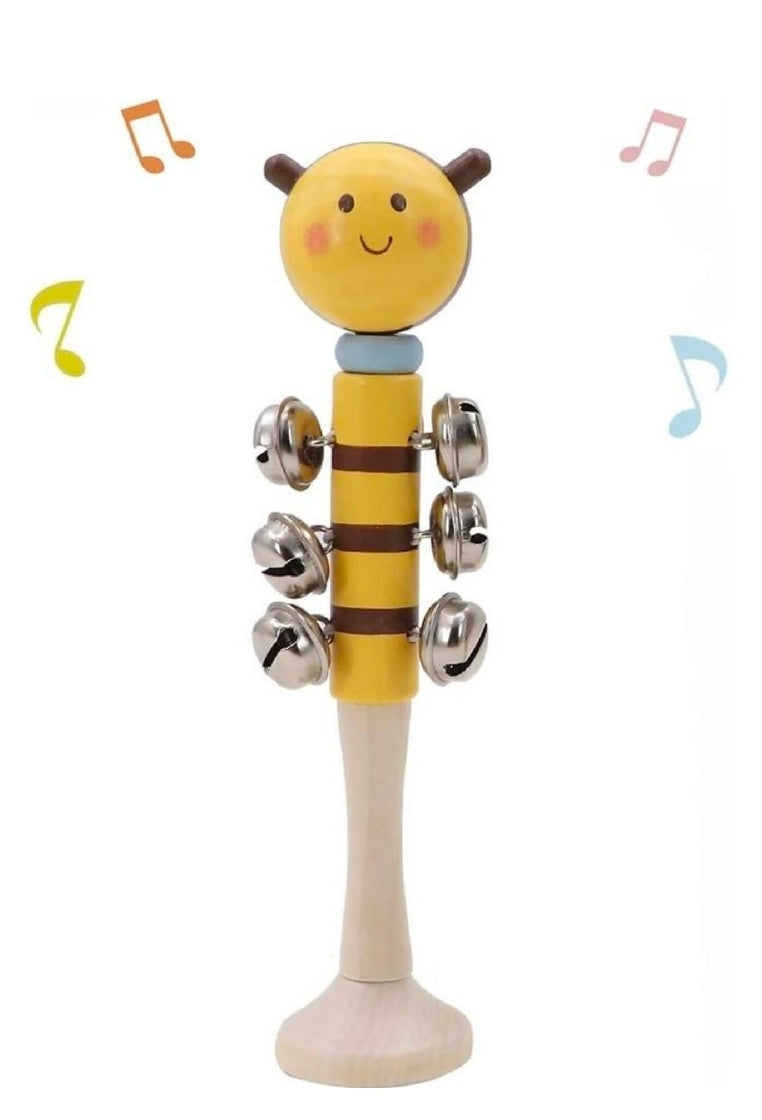 Wooden Bee Bell Stick from Kaper Kidz