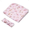 Load image into Gallery viewer, Snuggle Hunny Kids - Organic Jersey Wrap Set - Boots &Bows
