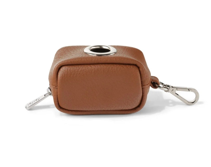 OiOi - Waste Bag Dispenser - Chestnut Brown Vegan Leather