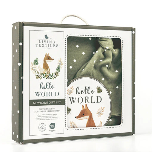 Hello World Gift Set - Olive Spots