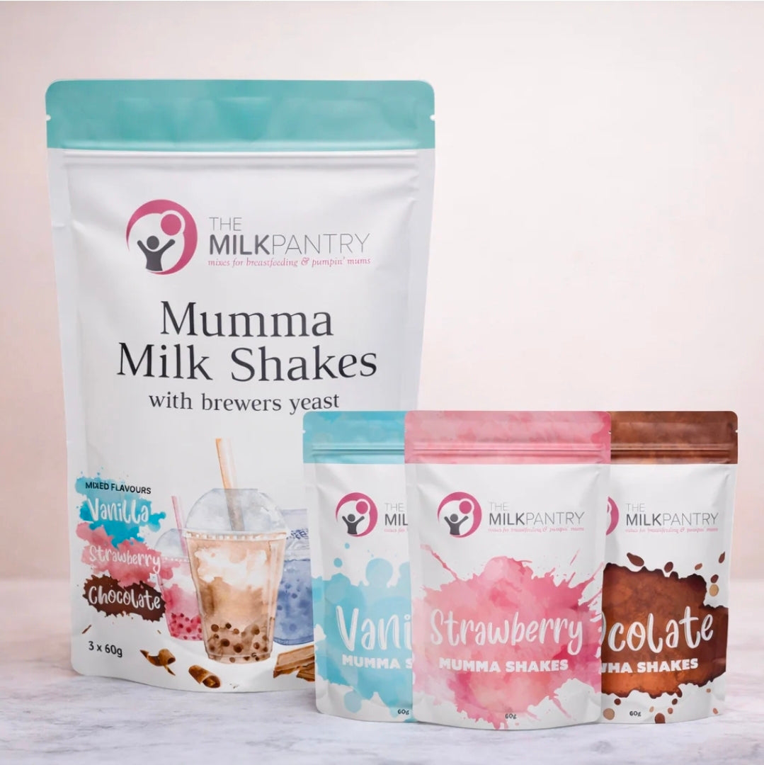 The Milk Pantry - Mumma Milk Shakes Mixed Flavours 3x 60g