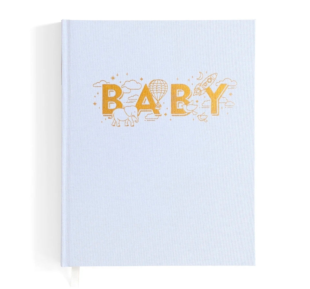 Baby Book Powder Blue Years 0-6