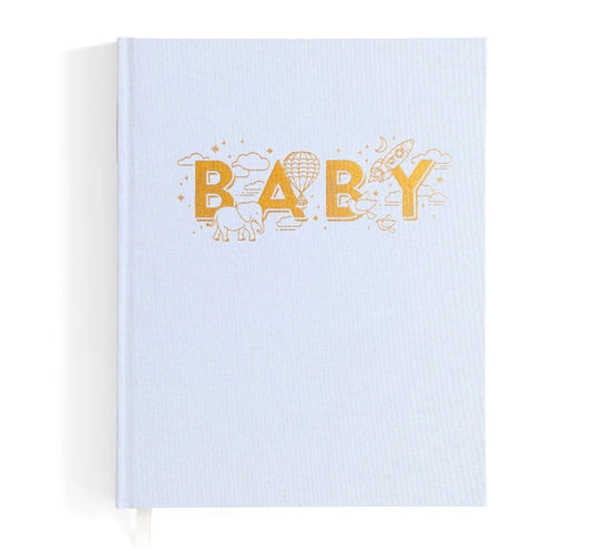 Baby Book Powder Blue Years 0-6