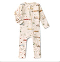 Load image into Gallery viewer, Snuggle Hunny Kids - Organic Convertible Snugglesuit - Vintage Cars

