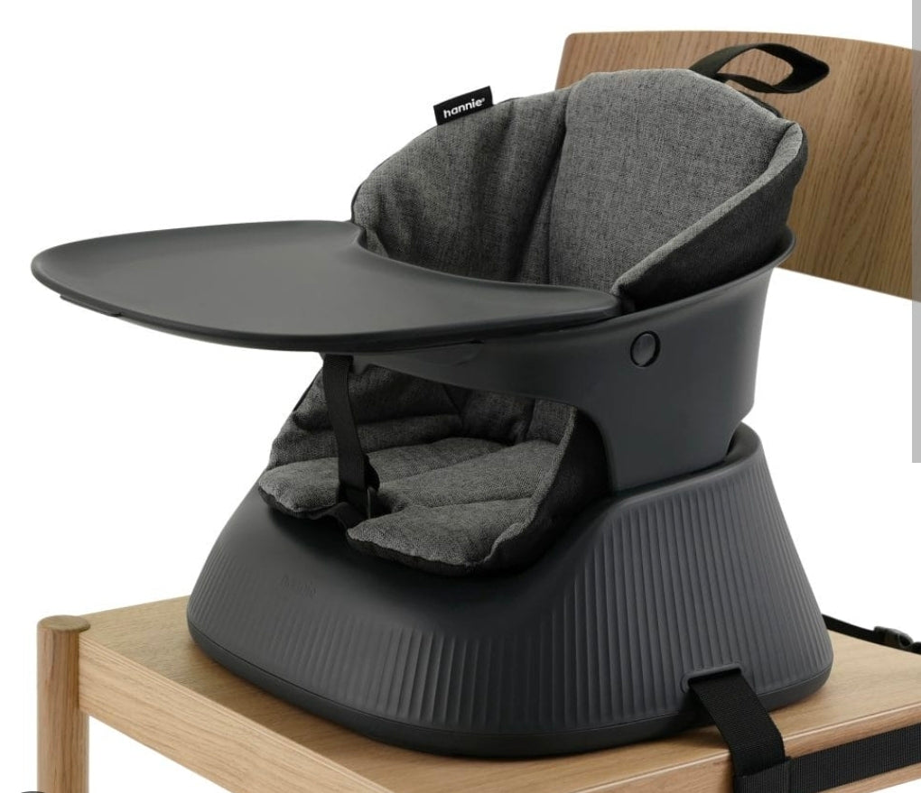 Hannie - Portable High Chair - Charcoal Black
