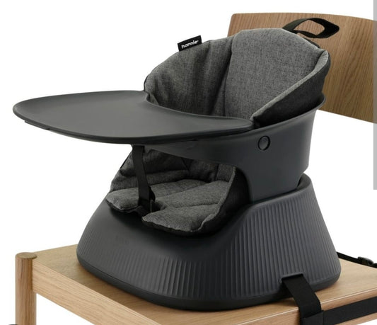 Hannie - Portable High Chair - Charcoal Black