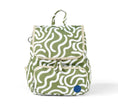 Load image into Gallery viewer, OiOi - Kids Backpack - Green Squiggle
