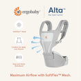 Load image into Gallery viewer, Ergobaby - Alta Hip Seat Carrier - Pearl Grey
