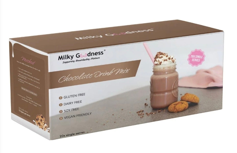 Milky Goodness - 20 x Single Serve Lactation Drink Mix - Chocolate